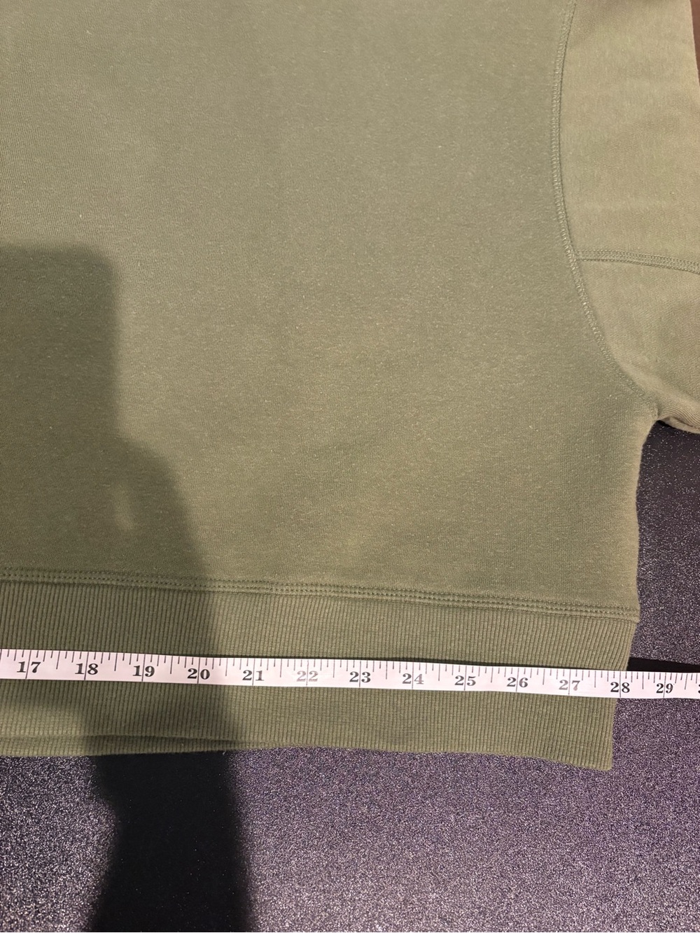 Zenana Olive cropped Crewneck womens Sweatshirt - Picture 7 of 8